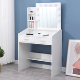 Ever Dreaming Living Yuna LED Dressing Table &amp; Stool Set