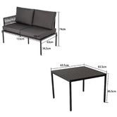 Ever Dreaming Living 4 Seater Barney Outdoor Lounge Set