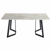 Ever Dreaming Living Faerlin 170cm Faux Marble Dining Table