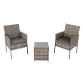 Ever Dreaming Living 2 Seater Wynford PE Wicker Outdoor Bistro Set