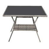 Ever Dreaming Living 7 Seater Grey Shepard Outdoor Dining Table &amp; Chair Set