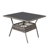 Ever Dreaming Living 7 Seater Grey Shepard Outdoor Dining Table &amp; Chair Set