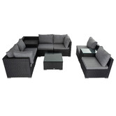 Ever Dreaming Living 6 Seater Amelia Outdoor Lounge Set
