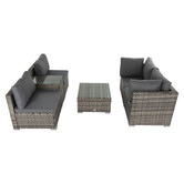 Ever Dreaming Living 4 Seater Amelia Outdoor Lounge Set