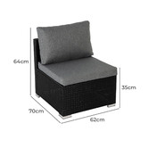 Ever Dreaming Living 4 Seater Amelia Outdoor Lounge Set
