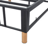 Ever Dreaming Living Dark Grey Rylee Steel Bed Base