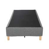 Ever Dreaming Living Dark Grey Rylee Steel Bed Base
