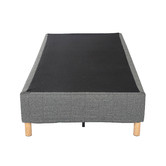 Ever Dreaming Living Dark Grey Rylee Steel Bed Base