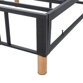 Ever Dreaming Living Dark Grey Rylee Steel Bed Base