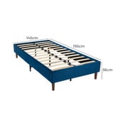 Ever Dreaming Living Blue Kinsley Bed Base