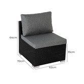 Ever Dreaming Living 4 Seater Zuri Outdoor Lounge Set