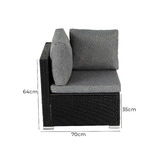 Ever Dreaming Living 4 Seater Zuri Outdoor Lounge Set