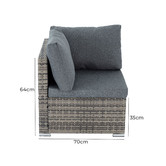 Ever Dreaming Living 4 Seater Zuri Outdoor Lounge Set