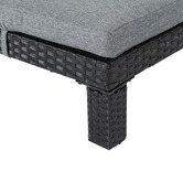 Ever Dreaming Living Zaiden PE Wicker Sun Lounge