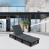 Ever Dreaming Living Zaiden PE Wicker Sun Lounge