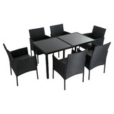 Ever Dreaming Living 6 Seater Cove Outdoor Dining Table Set