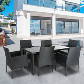 Ever Dreaming Living 6 Seater Cove Outdoor Dining Table Set