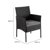 Ever Dreaming Living 6 Seater Cove Outdoor Dining Table Set