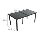 Ever Dreaming Living 6 Seater Cove Outdoor Dining Table Set