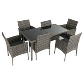 Ever Dreaming Living 6 Seater Cove Outdoor Dining Table Set