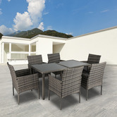 Ever Dreaming Living 6 Seater Cove Outdoor Dining Table Set