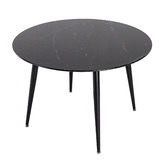 Ever Dreaming Living Cyrus Round Faux Marble Dining Table