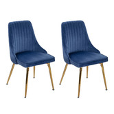 Ever Dreaming Living Timur Velvet Side Chairs