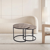 Ever Dreaming Living 2 Piece Alexander Nesting Coffee Table Set