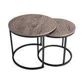 Ever Dreaming Living 2 Piece Alexander Nesting Coffee Table Set