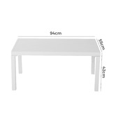 Ever Dreaming Living 4 Seater Cyan Outdoor Lounge Set