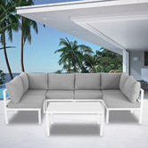 Ever Dreaming Living 6 Seater Lyon Outdoor Lounge Set
