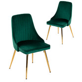 Ever Dreaming Living Timur Velvet Side Chairs