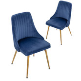 Ever Dreaming Living Timur Velvet Side Chairs