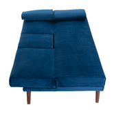 Ever Dreaming Living Kalisha 3 Seater Velvet Sofa Bed