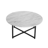 Ever Dreaming Living Gael Faux Marble Coffee Table