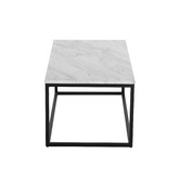 Ever Dreaming Living Gael Rectangular Faux Marble Coffee Table