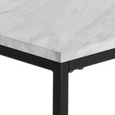 Ever Dreaming Living Gael Rectangular Faux Marble Coffee Table
