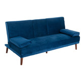 Ever Dreaming Living Kalisha 3 Seater Velvet Sofa Bed
