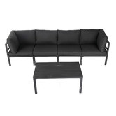 Ever Dreaming Living 4 Seater Cyan Outdoor Lounge Set