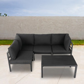 Ever Dreaming Living 4 Seater Cyan Outdoor Lounge Set