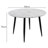 Ever Dreaming Living 4 Seater Mariko Dining Table &amp; Chair Set