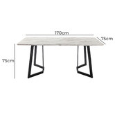 Ever Dreaming Living 6 Seater Marcus Dining Table &amp; Chair Set
