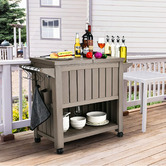 Ever Dreaming Living Tamara Outdoor Bar Cart