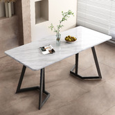 Ever Dreaming Living Faerlin 170cm Faux Marble Dining Table