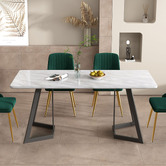Ever Dreaming Living Faerlin 170cm Faux Marble Dining Table