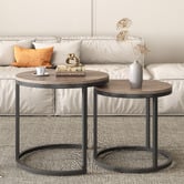 Ever Dreaming Living 2 Piece Alexander Nesting Side Table Set