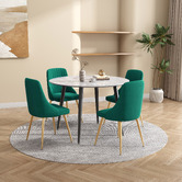 Ever Dreaming Living 4 Seater Mariko Dining Table &amp; Chair Set