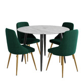 Ever Dreaming Living 4 Seater Mariko Dining Table &amp; Chair Set