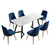 Ever Dreaming Living 6 Seater Marcus Dining Table &amp; Chair Set
