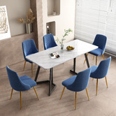 Ever Dreaming Living 6 Seater Marcus Dining Table &amp; Chair Set